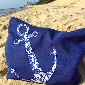Anchor beach tote